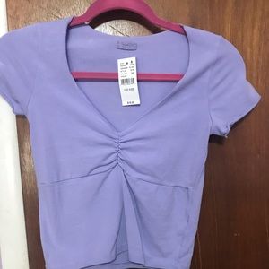 2 Brandy Melville Purple crop tops🍇